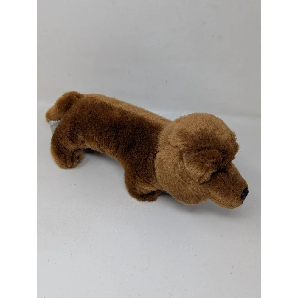 Russ Berrie Yomiko Classics Dachshund Dog Brown‎ Plush Stuffed Wiener Puppy NEW